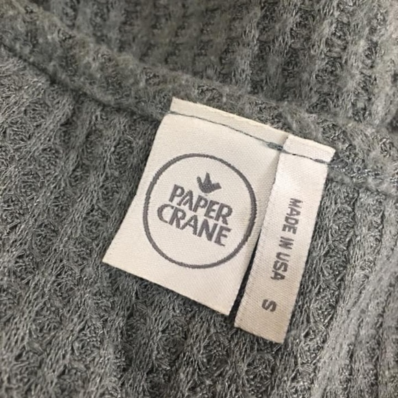 Paper Crane Ribbed top - Picture 2 of 3